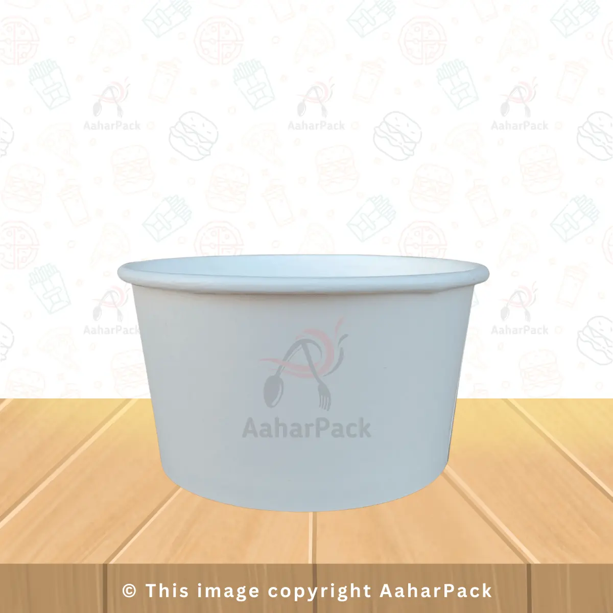 350 ml Disposable White Paper Bowls – Pack of 1000 | Food Grade, Leakproof, Eco-Friendly Bowls for Hot & Cold Food